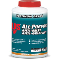 LPS All-Purpose Anti-Seize, Moly-Fortified, 0.5 lb Unit, Dark Gray, Solid Paste