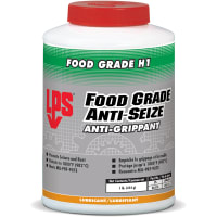 LPS Food Grade Anti-Seize, Contains No Metals, 1 lb Container, Water Resistant