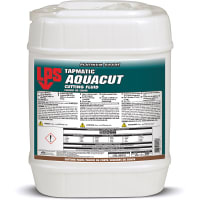 LPS AquaCut Cutting Fluid, Water-Based, 5 Gallon Pail, Blue Green, Tapmatic Series