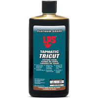 LPS TriCut Cutting Fluid, 16 ft oz Bottle, Dark Brown Liquid, Tapmatic Series