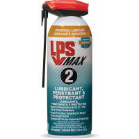 LPS Penetrant & Protectant Lubricant, Aerosol, 11 wt oz, Brown, Max 2 Series