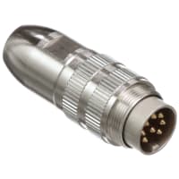 Lumberg Circular Male Connector w/Shielding IP68 Watertight 8 Pole, 0332 Series