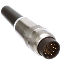 Lumberg Connector CuZn Nickeled (Velours Nickeled) Plug 12 IEC VDE Approved, SV Series