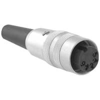 Lumberg Socket 5 0.75 sq. mm 4 to 6 mm 5 A 60 VAC PA GF -3 pF PC