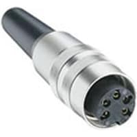 Lumberg Conn, Electrical, Cbl Receptacle, Socket Cont, 12 Cond, 12 Poles, Solder, 60V, 5A, IP40