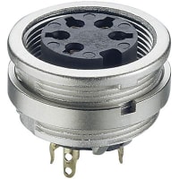 Lumberg Socket 5 0.75 sq. mm 5 A 60 VAC PA GF -3 pF 10.7 in.