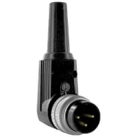 Lumberg Plug 3 0.75 sq. mm 6 mm 5 A 250 VAC PA GF -2 pF St Zinced, WSV Series