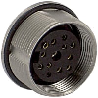 Lumberg Connector, IP68 Watertight Locking, 12, 0.25, 3 A, 60 VAC, 10^12 Ohms, -3 pF