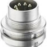 Lumberg Connector, IP68 Watertight Locking, 4, 0.75, 5 A, 250 VAC, 10^13 Ohms, -2 pF