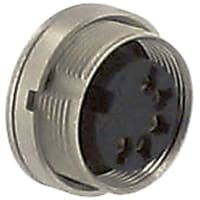 Lumberg Connector, IP68 Watertight Locking, 5, 0.75, 5 A, 60 VAC, 10^12 Ohms, -3 pF