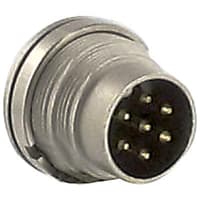 Lumberg Connector, IP68 Watertight Locking, 7, 0.75, 5 A, 250 VAC, 10^13 Ohms, PA GF