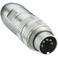 Lumberg 12 Pos Circular Metal Socket, 20 AWG, 5A, 60 VAC, 5 Milliohms, Cable Mount, -40 to 85C