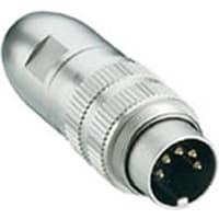 Lumberg Circular Male Connector w/Shielding IP68 Watertight 8 Pole