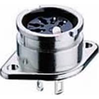 Lumberg DIN Socket, Shielded, Bayonet Lock, Metal Housing, Flange, Solder Terminals