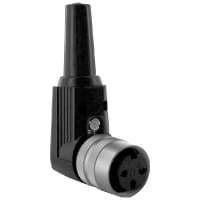 Lumberg Socket, 3, 0.75 sq. mm, 4 to 6 mm, 5 A, 250 VAC, 10^13 Ohms, PA GF, -2 pF