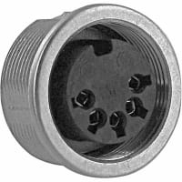 Lumberg Connector, IP68 Watertight Locking, 5, 0.75, 5 A, 60 VAC, 10^12 Ohms, -3 pF