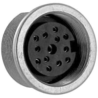 Lumberg Connector, IP68 Watertight Locking, 12, 3 A, 60 VAC, 10^12 Ohms, -3 pF, 9.2 mm