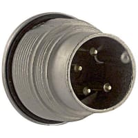 Lumberg Connector, IP68 Watertight Locking, 4, 0.75, 5 A, 250 VAC, 10^13 Ohms, PA GF