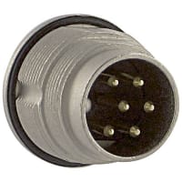 Lumberg Connector, IP68 Watertight Locking, 6, 0.75, 5 A, 250 VAC, 10^13 Ohms, PA GF