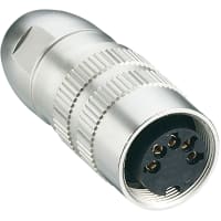 Lumberg Socket with threaded joint and solder terminals