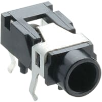 Lumberg Jack chassis socket, 3.5 mm, angular version