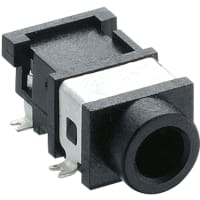 Lumberg Jack chassis socket, 3.5 mm, angular version