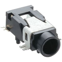 Lumberg Jack chassis socket, 3.5 mm, angular version