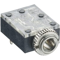 Lumberg Jack chassis socket, 3.5 mm, angular version