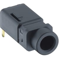 Lumberg Jack chassis socket, 3.5 mm, angular version