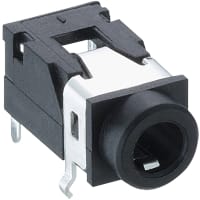 Lumberg Jack chassis socket, 3.5 mm, angular version