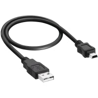 Lumberg USB 2.0 connecting cable, type A plug 4 pole to mini type B plug 5 poles