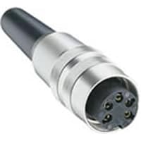 Lumberg Socket acc. to IEC 60130-9, IP 40, straight version, with with threaded joint, s