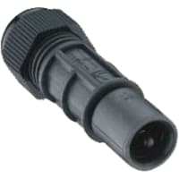 Lumberg MALE FIELD ATTACHABLE CRIMP CONNECTOR MINUS 6MM SQUARED CABLE EXIT