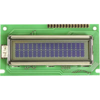 Lumex Displays LCD Character 16x2 5V 2mA Transflective LED Backlight InfoVue Series