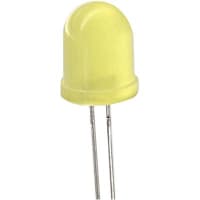 Lumex LED Yellow 350 mcd 0.394 in. 150 mA 2 V 5 V 595 nm 125 mW 60 2 x theta