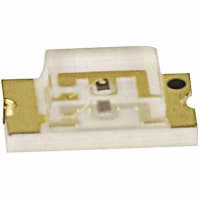 Lumex Yellow LED, 585 nm 1206Clear, Rectangle Lens SMD package