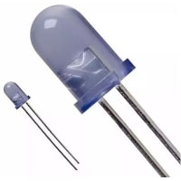 Lumex LED; Blue; 300 mcd (Typ.) @ 25 degC (Axial); T-5; 3.5 V (Typ.) @ 25 degC (Forw