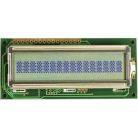 Lumex Displays LCD 16x1 5V 12mA Gray LED Backlight Transflective InfoVue Series