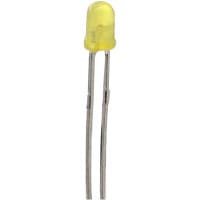 Lumex LED, T3mm, Diffused, Low Current, Emit Yellow, Lens Yellow, 60 Viewing Angle