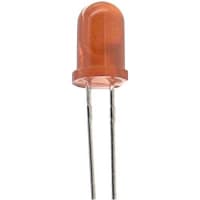 Lumex LED Red 40 mcd (Typ.) 0.232 in. T-1-3/4 150 mA (Max.) 2 V (Typ.) GaAsP