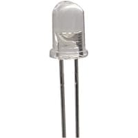 Lumex LED, Orange, 2500 mcd, 0.232 in., T-1-3/4, 150 mA (Peak), 2 V, 5 V (Min.), 30