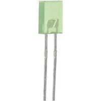 Lumex LED PCB Green 6 mcd (Typ.) Axial Rectangular 150 mA (Max.) 2.1 V (Typ.)