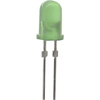 Lumex LED PCB Green 30 mcd (Typ.)Axial 0.232 in. T-1 3/4 150 mA (Max.) 105 mW