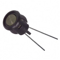 Lumex Indicator Pnl-Mnt LED Yellow 10mcd 0.197In T-4.9mm Radial 120deg Black Rubber 30