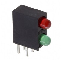 Lumex SSFLXH240IGD, Green & Red PCB LED Indicator, 2 LEDs, Through Hole