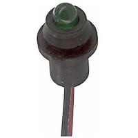 Lumex LED Panel Mount Indicator; Green; 2.6 V; 565 nm; Thru-Hole