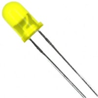 Lumex LED; 5MM SUPER YELLOW 590NM LED DIFF