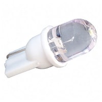 Lumex Lamp, LED; Ultra White; 11000 mcd (Axial); Miniature Wedge; Water Clear; -40 de