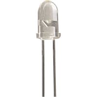 Lumex LED White 2300 mcd (Typ.)Axial T-5 mm 100 mA (Peak) 3.6 V (Typ.) 560 nm