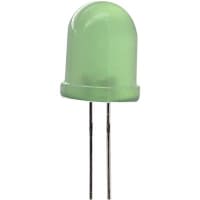 Lumex LED PCB Green 30 mcd (Typ.)Axial 0.394 in. T-10 150 mA (Max.) 5 V (Min.)